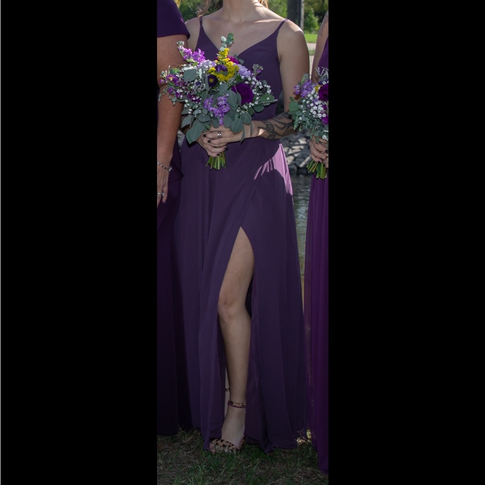 Plum Bridesmaid Dress